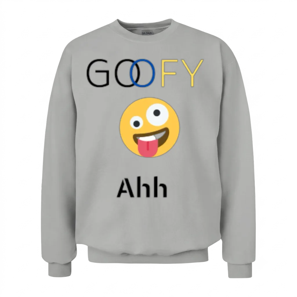 Funny Goofy Ahh Unisex Sweatshirt - Ash