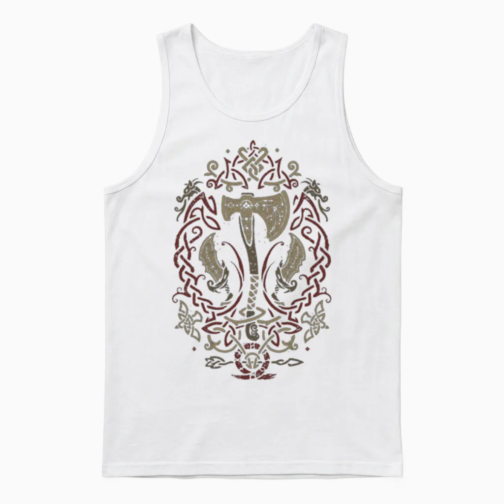 God of War Leviathan Christian & Faith Gift Unisex Tank Top in White