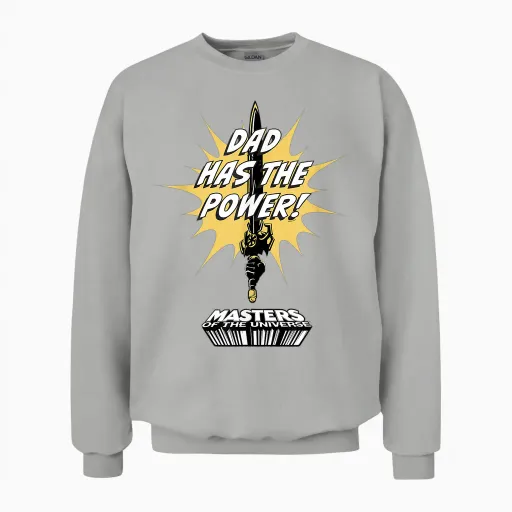 He-Man Vatertag Papa Hat Die Macht Unisex Sweatshirt - Ash