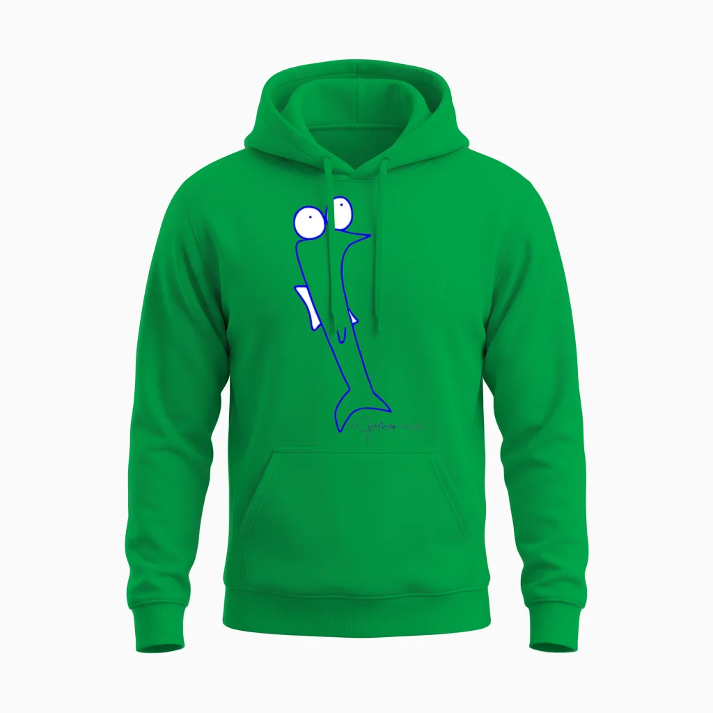 Roach - Piscis Rutilus Unisex Hoodie in Irish Green