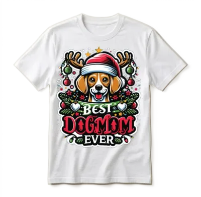 Best Dog Mom Ever Dog Dogs Best Dog Mama Unisex T-Shirt - White