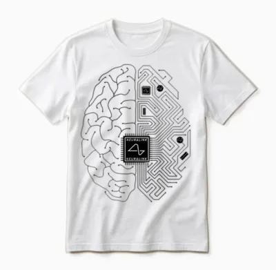 Neuralink Unisex T-Shirt - White