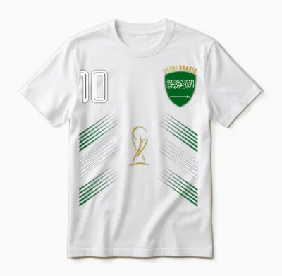 Saudi Arabia Flag Saudi Arabian Pride Lovers Retro Unisex T-Shirt - White