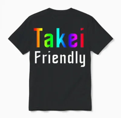 George Takei Takei Friendly Mp Women's T-Shirts Unisex T-Shirt - Black
