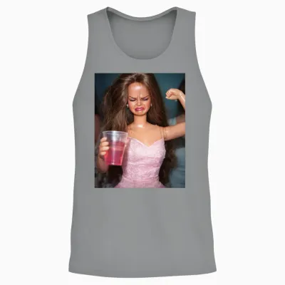 Disgusted Face Meme Doll Babe X Only Cute Baby Love Fans Unisex Tank Top - Sport Grey