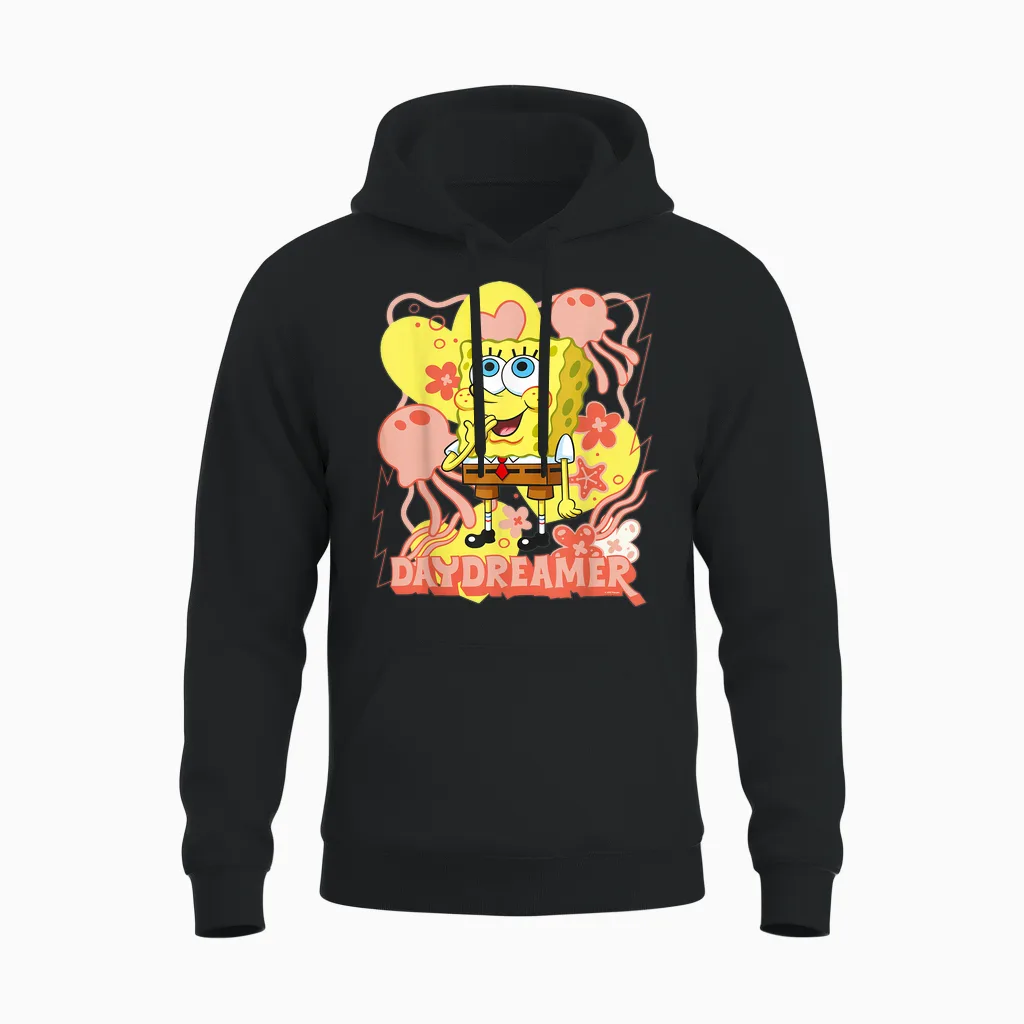 Sponge Bob - Schwammkopf Daydreamer Unisex Hoodie in Black