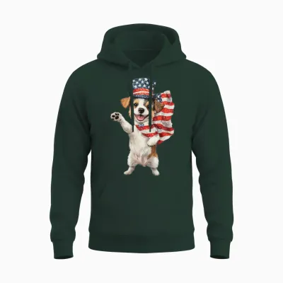 Dog Unisex Hoodie - Forest