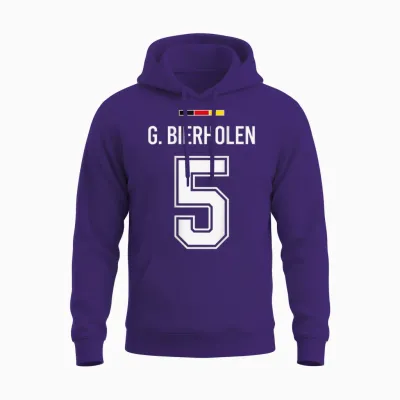Deutsche Namen Fußball Deutschland Sauf Trikot G Bierholen Unisex Hoodie - Purple