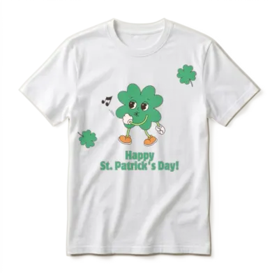 Happy St. Patrick's Day Unisex T-Shirt - White