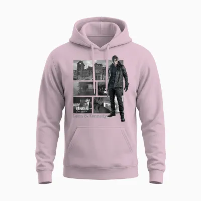 Resident Evil Requiem Leon Bp Unisex Hoodie - Light Pink