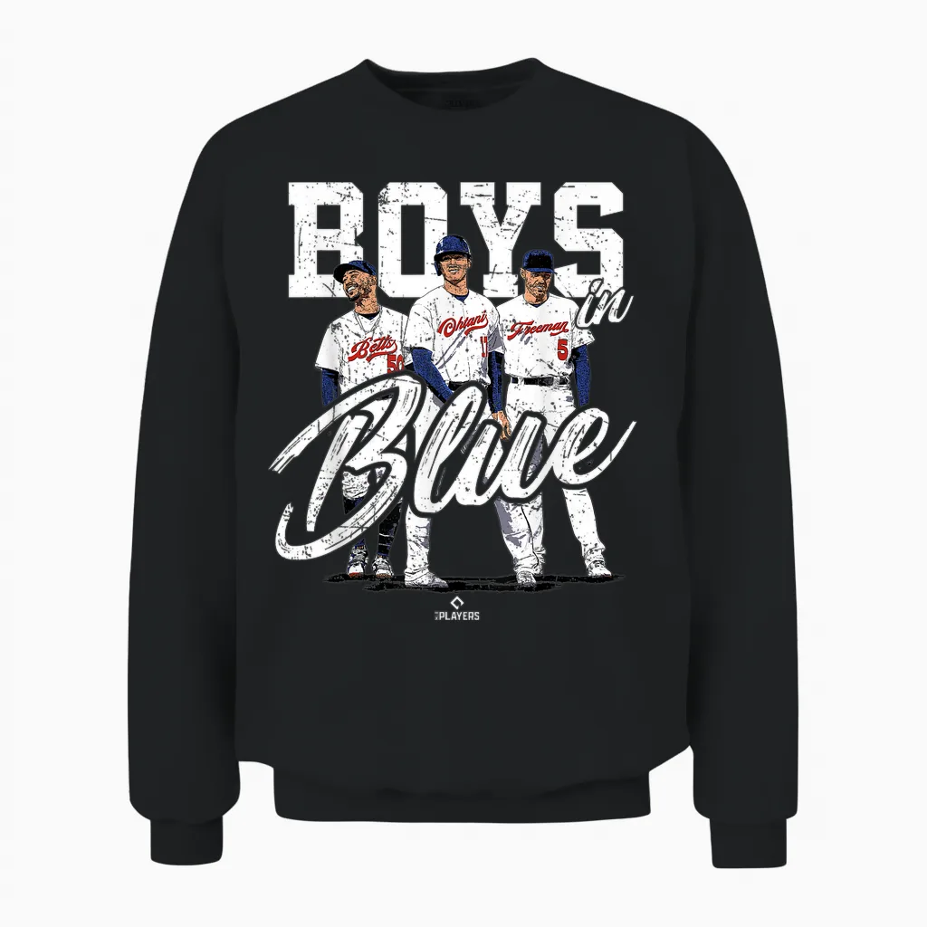 Ohtani, Betts, Freeman | La Baseball Mlb Player | Mlboht3001 Unisex Sweatshirt in Black