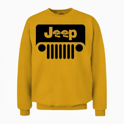 Skulls Jeep Unisex Sweatshirt - Gold