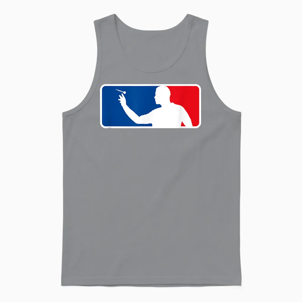 Darts 180 Dart Dart Dartspieler Unisex Tank Top in Sport Grey