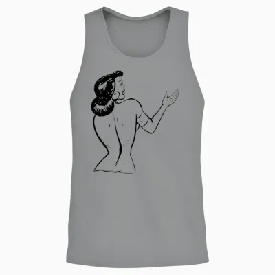 Pin Up Unisex Tank Top - Sport Grey