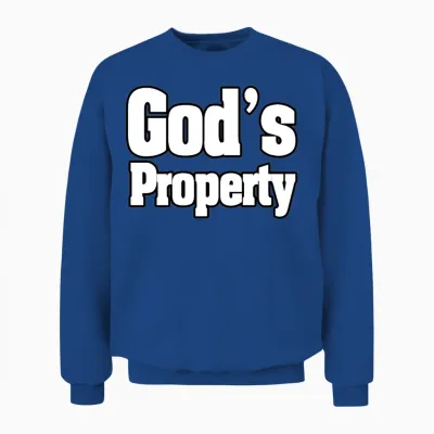 God's Property 27-1 Unisex Sweatshirt - Royal