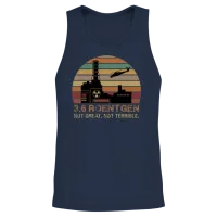 Roentgen 3.6 Not Great Not Terrible Meme Unisex Tank Top - Navy – 2