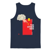 Strike of Light - the Other Side Unisex Tank Top - Navy – 1