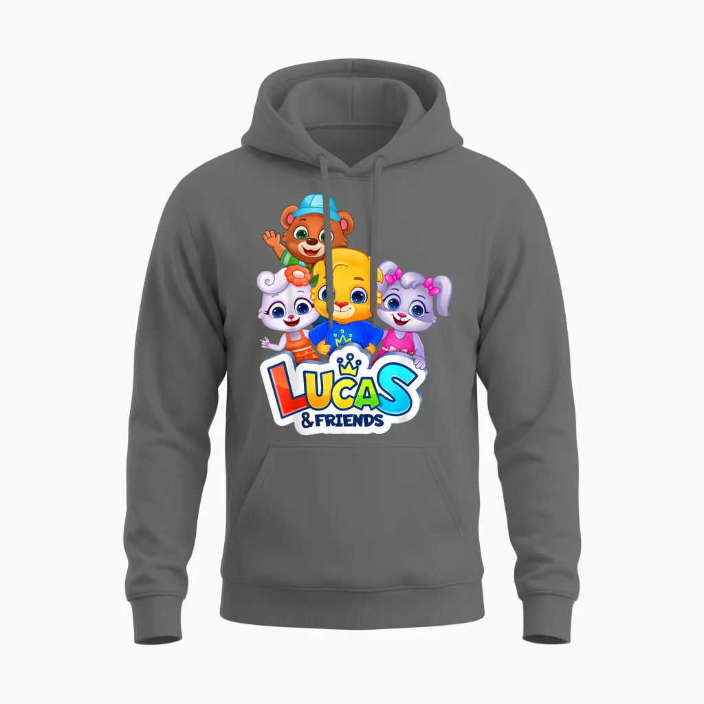 Official Appstudios Rv Characters | Lucas & Friends Gang Unisex Hoodie in Graphite Heather