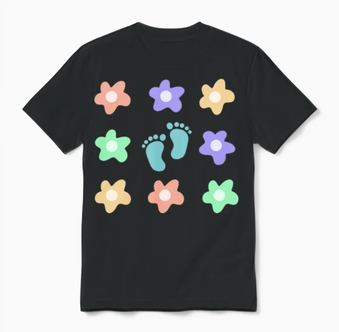 Funny Pregnancy Mommy to Be Mom Unisex T-Shirt in Black