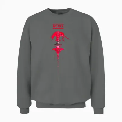 Official Muse the Wow! Signal Ascending Satellite Unisex Sweatshirt - Graphite Heather
