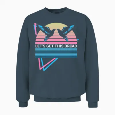 Pigeon Retro Unisex Sweatshirt - Dark Heather