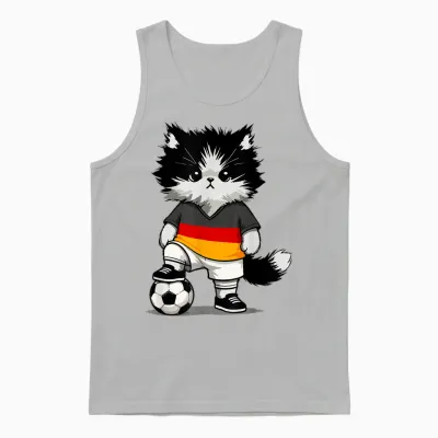Deutschlandflagge Herren Damen Kinder Deutschland Unisex Tank Top - Ash