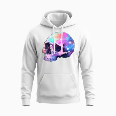 Now Thats a Skull! Unisex Hoodie - White