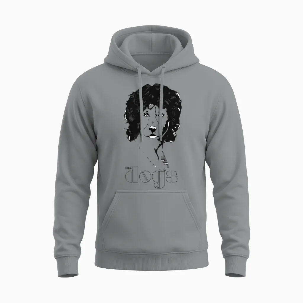 Jim Doggison - the Dogs Dog Lovers Gift Unisex Hoodie in Sport Grey