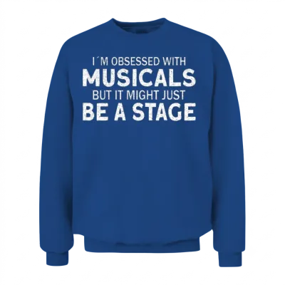 Theater Teacher Drama Teacher Theater Nerd Actor Unisex Sweatshirt - Royal