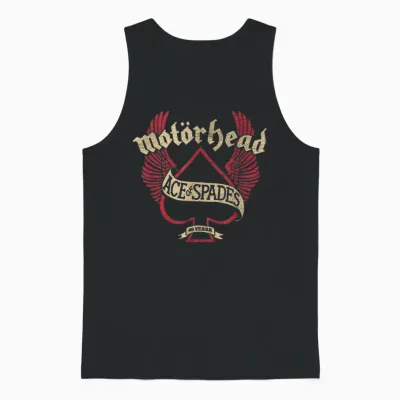 Motörhead Spade Wings Unisex Tank Top - Black