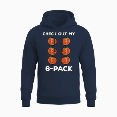Funny Tomato Outfit Unisex Hoodie - Navy