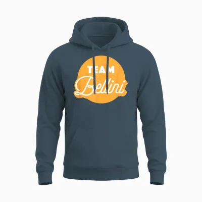 Team Bellini · Sommerdrink Retro Unisex Hoodie - Dark Heather
