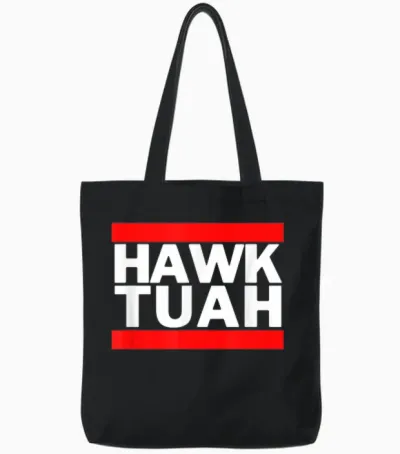 Hawk-Tuah | Sound Spit on That Thing Lustiges Viral Video Tote Bags - Black