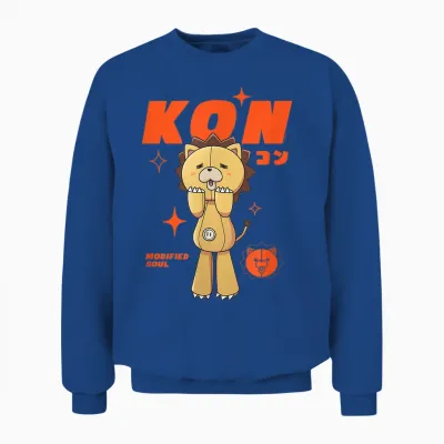 Bleach: Tybw Kon Modified Soul Orange Stars Anime Unisex Sweatshirt - Royal
