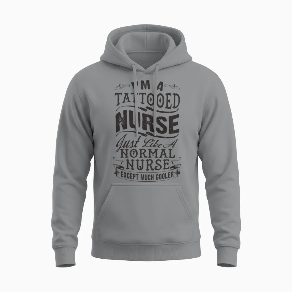 Tattooed Nurse - Nurses Unisex Hoodie in Sport Grey