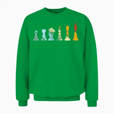 Chess Retro Unisex Sweatshirt - Irish Green
