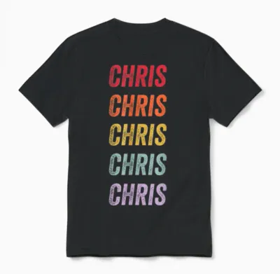 Chris T-Shirt, Black, S Unisex T-Shirt - Black