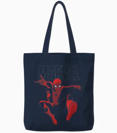 Marvel Spider-Man Strike Tote Bags - Navy