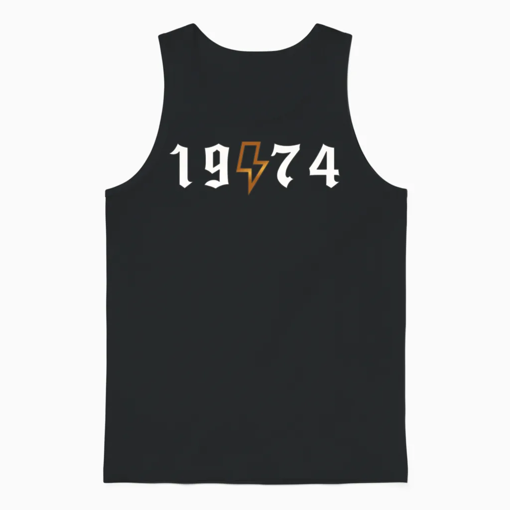 50th Birthday Shirt Gift for 50th Birthday Unisex Tank Top in Black