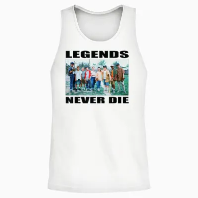 The Sandlot "legends Never Die" Quote Official 1993 Movie Unisex Tank Top - White