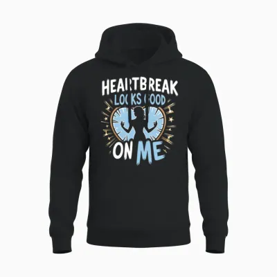 Breakup Empowerment Self-Love Fresh Starts Unisex Hoodie - Black