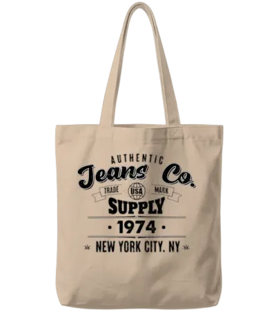 New York City Born in 1974 Vintage Birthday Tote Bags - Natural