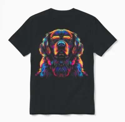 Newfoundland Dog Dog Sunglasses Popart Unisex T-Shirt - Black