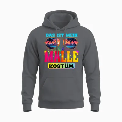 Costume Mallorca Party Malle Party Outfit Malle Accessories Unisex Hoodie - Charcoal