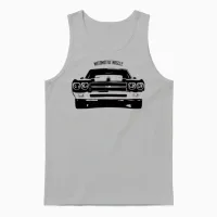 Vintage Classic Muscle Car - Cars & Unisex Tank Top in Ash - 1