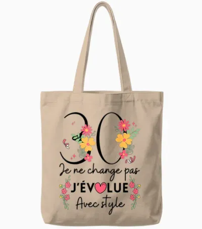 30 Year Old Woman Gift Funny Birthday 30 Years Woman Tote Bags - Natural