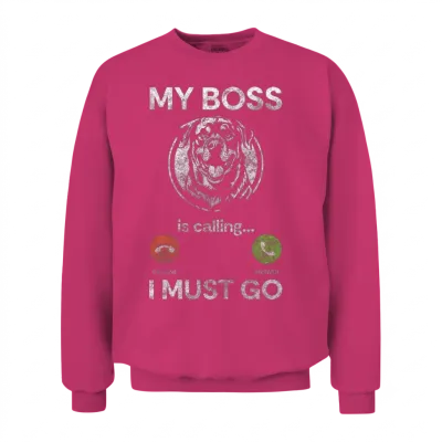Pedigree Dog Service Dog Masters Courage Unisex Sweatshirt - Heliconia