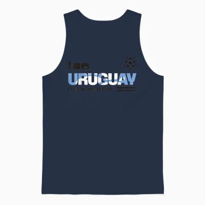 Fifa World Cup26 Qualifier Uruguay Unisex Tank Top - Navy
