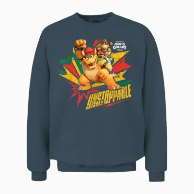The Super Mario Galaxy Movie Bowser Unstoppable Unisex Sweatshirt - Dark Heather