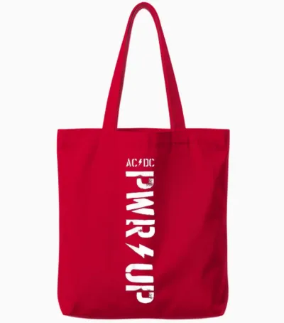 Ac/dc - per Up Tote Bags - Red